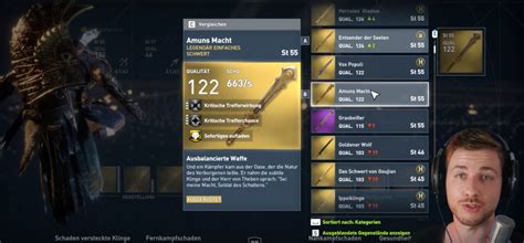 assassin's creed origins waffen qualität bedeutung